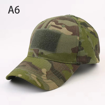 1pc Baseball Caps Camouflage Tactical Outdoor Soldier Combat Paintball Hat Summer