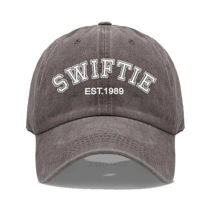 1989 Embroidery Baseball Cap for Men Women Unisex Washed Cotton