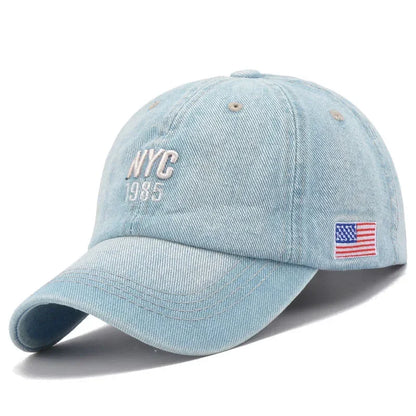 Unisex NYC 1985 Embroidery Baseball Caps Spring Autumn