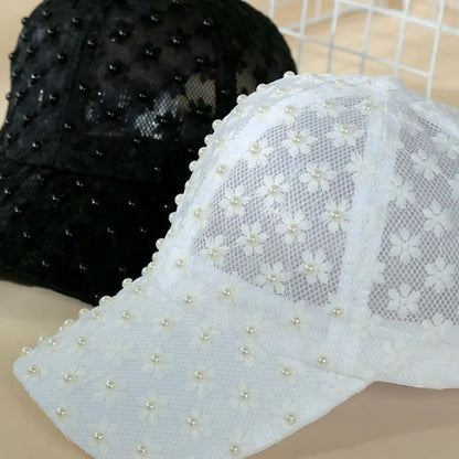 Fashion Embroidery Lace Baseball Cap Adjustable