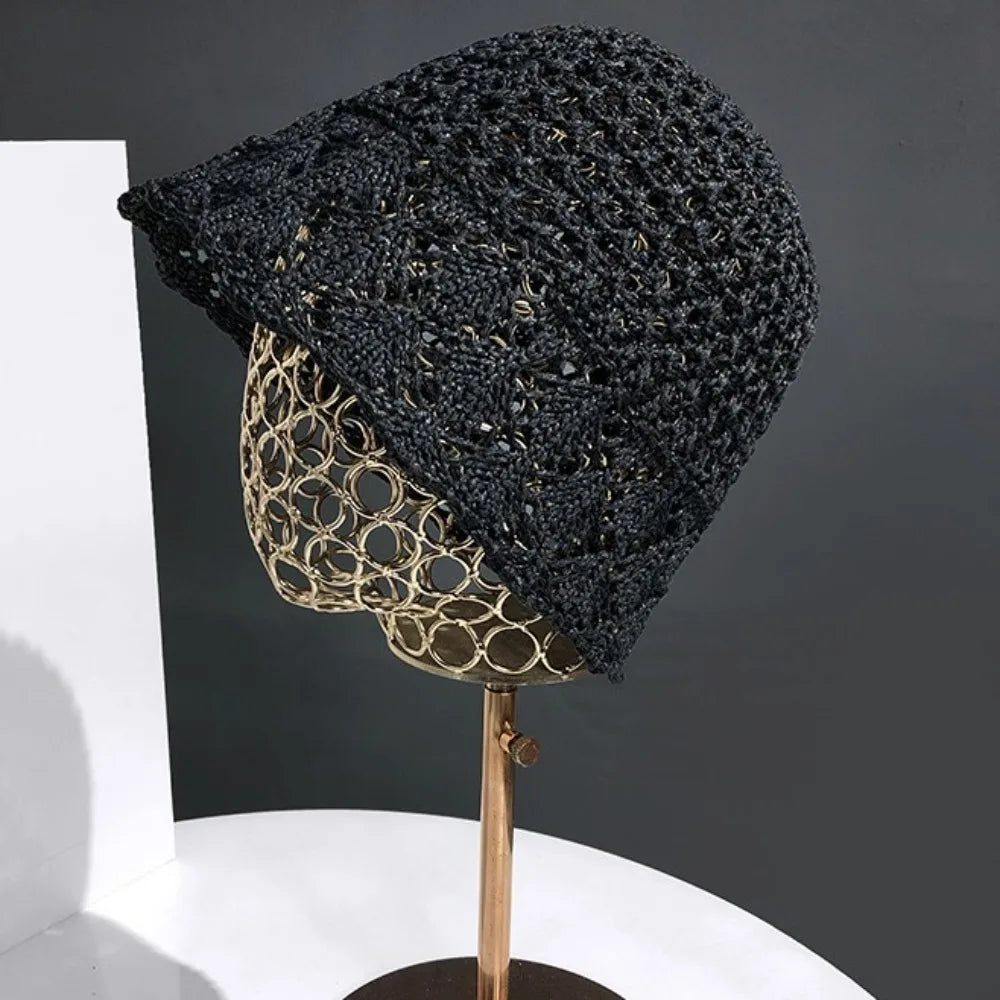 New Hollow Fisherman Hat Fold Breathable Bucket Hat