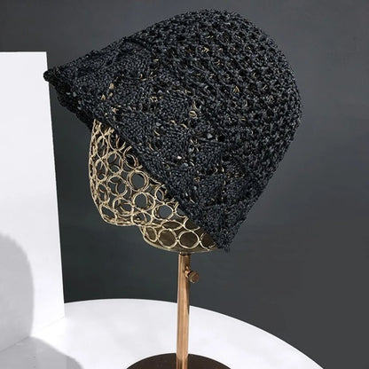 New Hollow Fisherman Hat Fold Breathable Bucket Hat