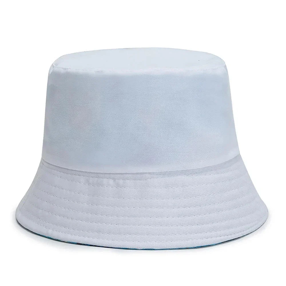 Cotton Bucket Hats Women Summer Sunscreen Panama Hat