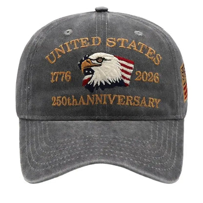 Patriotic Embroidered Baseball Cap