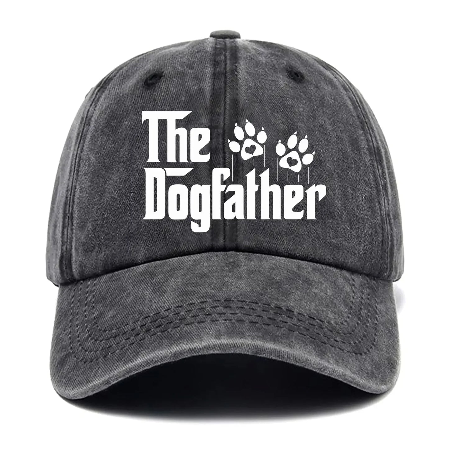 The Dogfather Funny Hats Dog Dad Baseball Cap