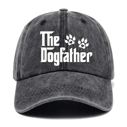 The Dogfather Funny Hats Dog Dad Baseball Cap