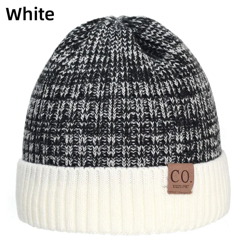 New Unisex Warm Two-Tone Winter Hats