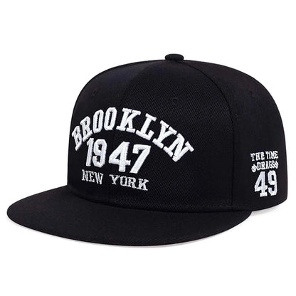 Unisex Brooklyn Embroidery Hip-hop Hats Spring Autumn