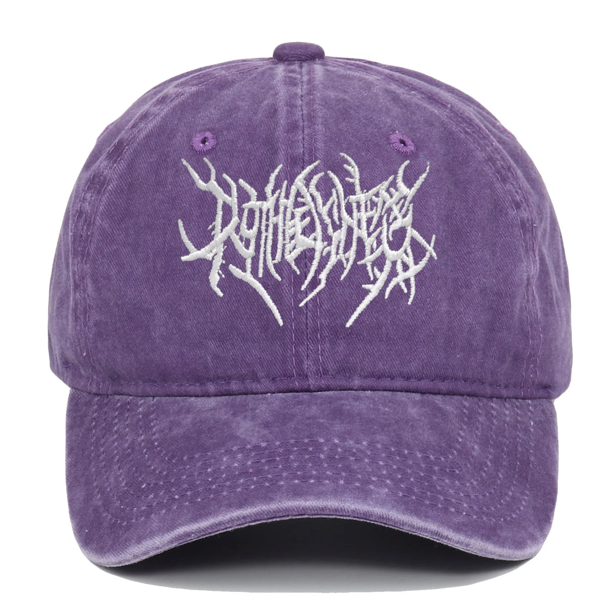 Vintage Washed Punk Hip Hop Baseball Cap Embroidered Dad Hat Vintage Classic Style