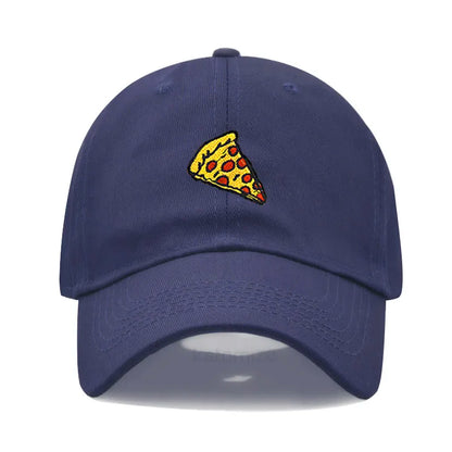 Pizza Embroidered Baseball Cap For Women Men