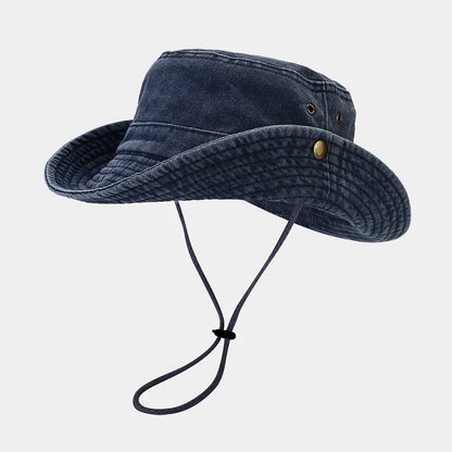 Outdoor Sun Hat Washed Cotton Bucket Hats