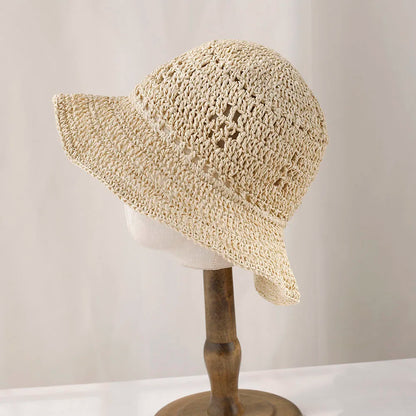 Straw Hat Summer Women Visor Bucket Hat