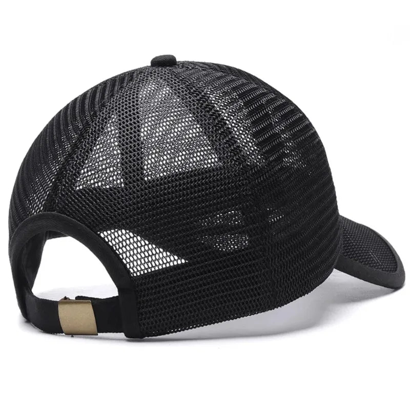 Drop Shipping Summer Full Mesh Big Size Baseball Cap
