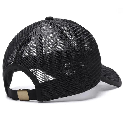 Drop Shipping Summer Full Mesh Big Size Baseball Cap