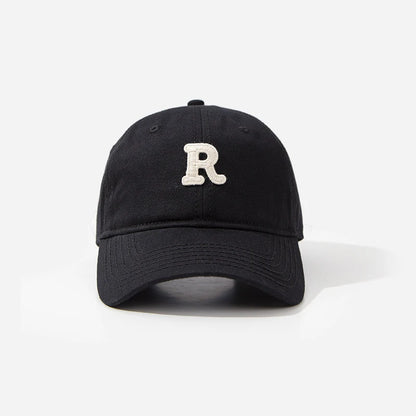 Embroidery Letter R Men Baseball Cap For Women