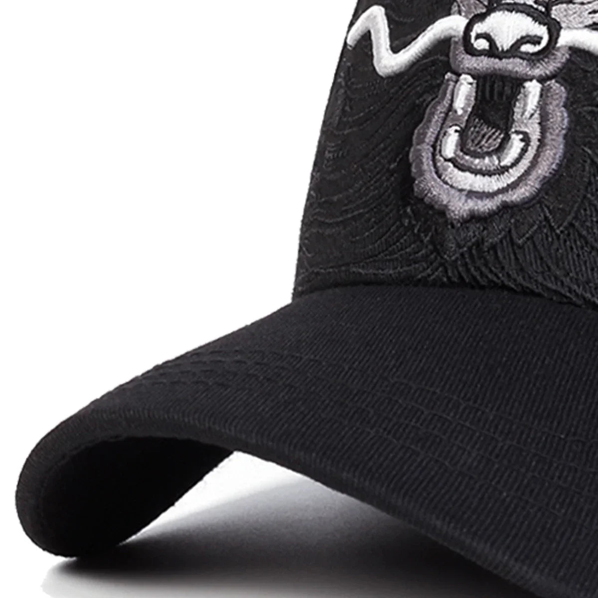 Unisex Dragon Embroidery Baseball Caps Spring and Autumn