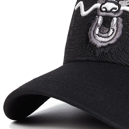 Unisex Dragon Embroidery Baseball Caps Spring and Autumn