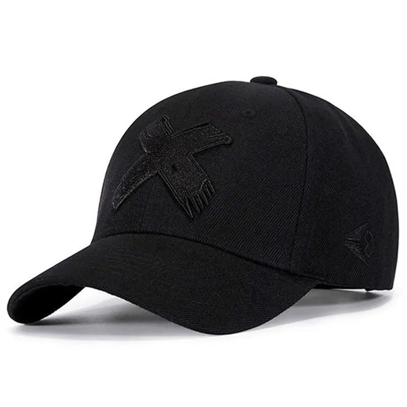 Flat Edge Hat X Embroidered Men's Street Hip Hop Skateboarding Hat Women's