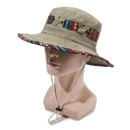 Gifts Ethnic Style Fisherman's Hat Retro Adjustable Hiking Cap