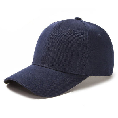 Adjustable Polyester Baseball Cap Unisex Solid Color Dad Hat