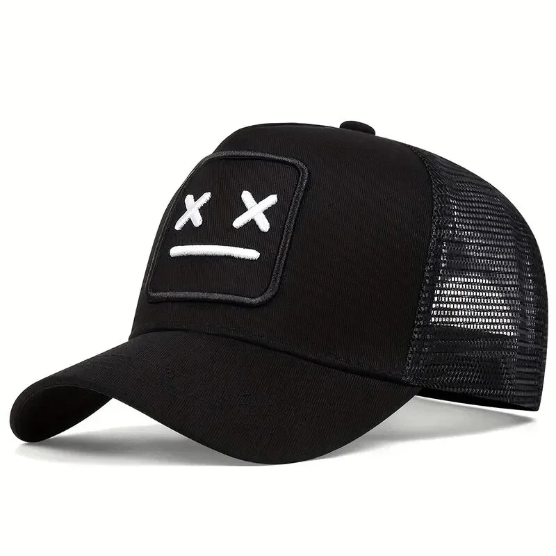 Unisex XX Embroidery Baseball Net Caps Casual Hats Spring and Summer