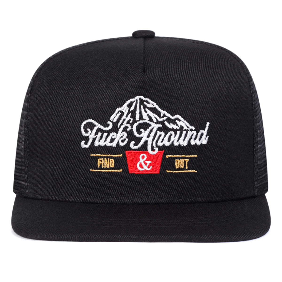 Unisex Anound Letter Embroidery Hip-hop Net Hats Spring Summer