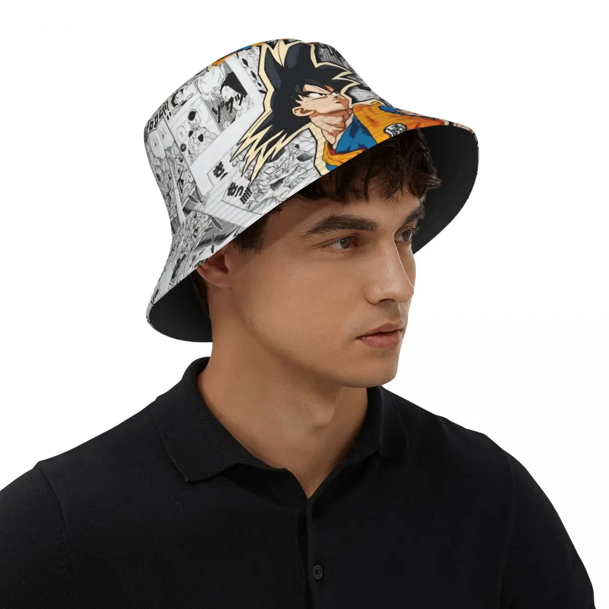 Unisex Bucket Hats Dragon Ball Kakarot DBZ Manga Spring Picnic Headwear