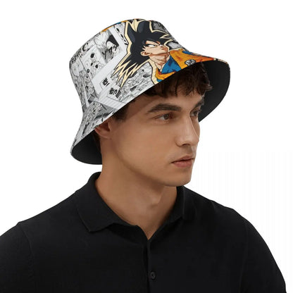Unisex Bucket Hats Dragon Ball Kakarot DBZ Manga Spring Picnic Headwear