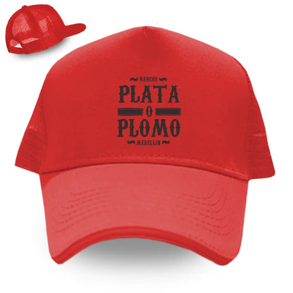 Funny Narcos Plata O Plomo Cotton Baseball Cap