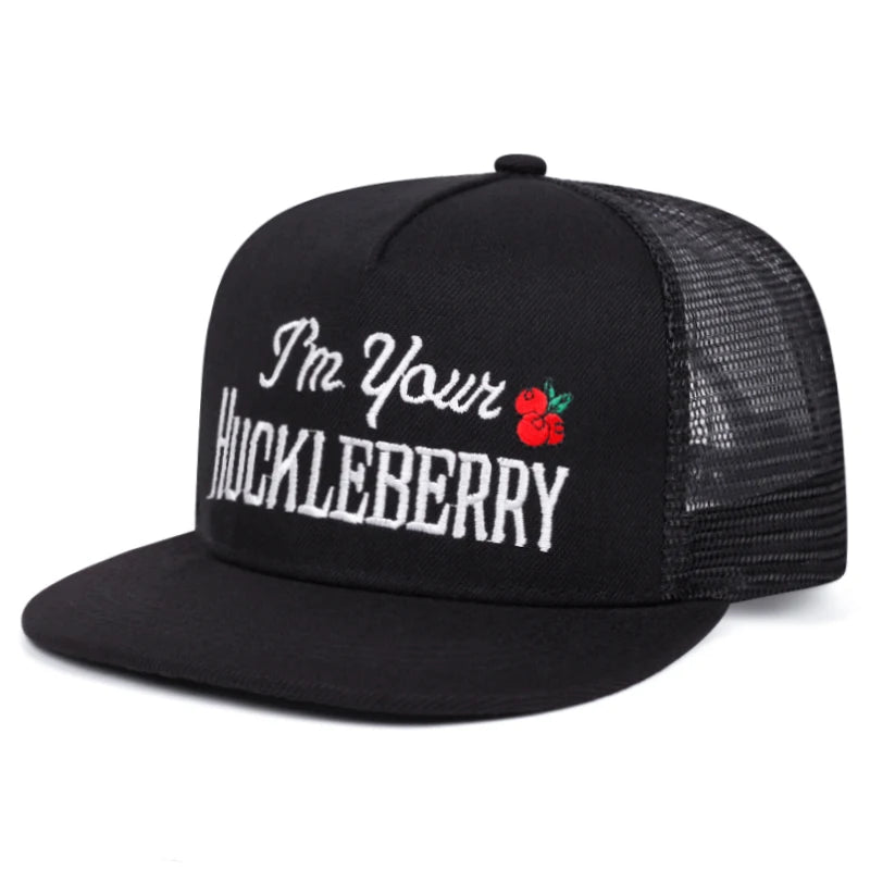 Fashion Webhat Cartoon Letter Embroidered Hip Hop Hat Outdoor Sports