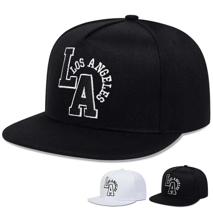 Letter Embroidery Baseball Cap Los Angeles Hip Hop Snapback Hat for Men Women Adult Sports