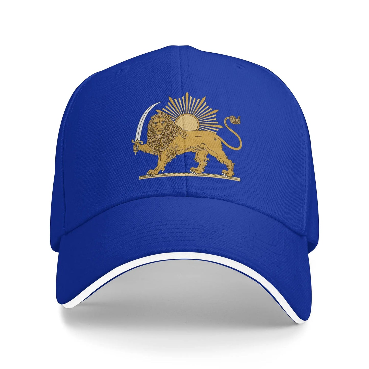 Summer Lion And Sun Persian Emblem Baseball Cap
