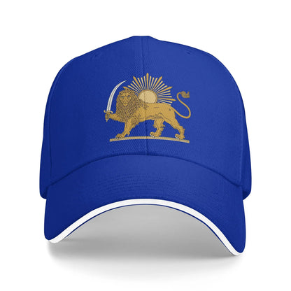 Summer Lion And Sun Persian Emblem Baseball Cap