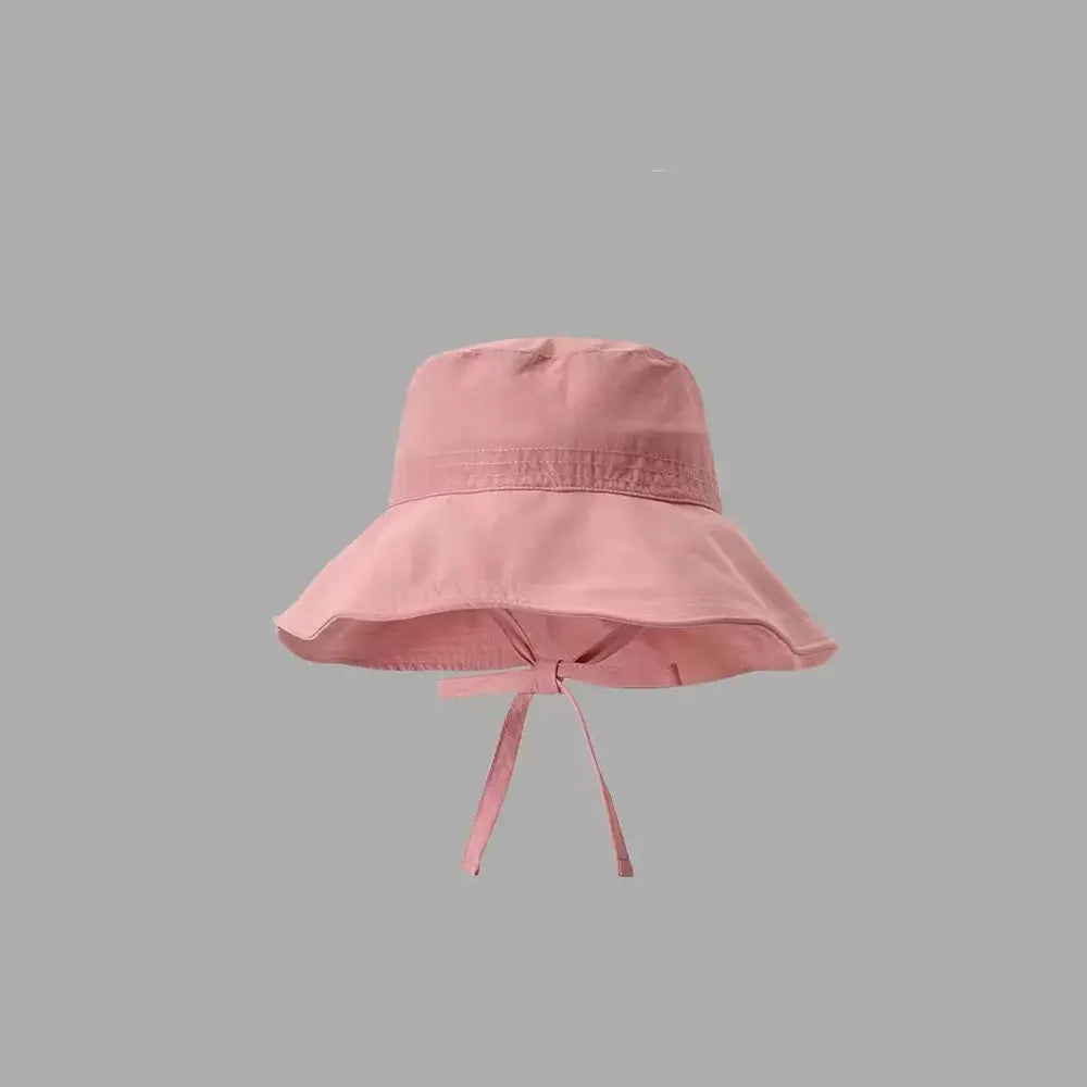 Fashion Solid Color Sunscreen Bucket Hat