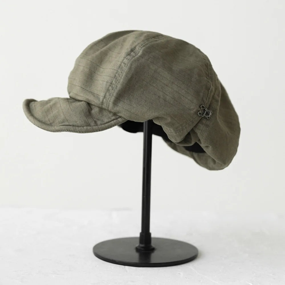 New Plus Size Newsboy Caps Cotton Dome Painters Hats Berets Hat