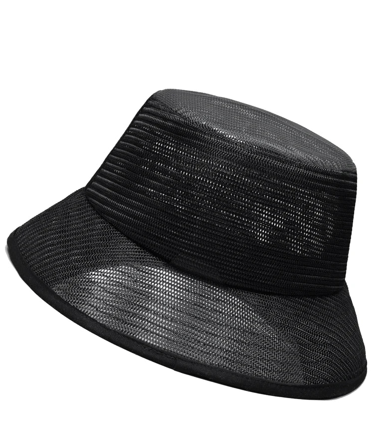 Summer Full Mesh Fisherman Hat Men's Sun Protection And Sunshade Hat