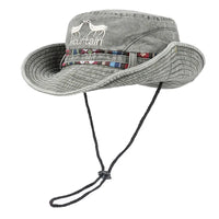 7cm Brim Gray Green