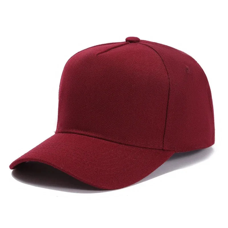 5 Panel Blank Baseball Caps For Men Women