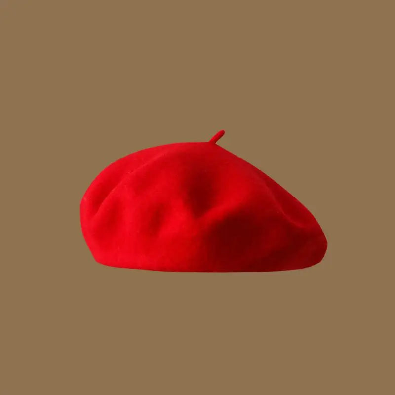 Wool Beret Hat Women French Beret Vintage Painter Cap