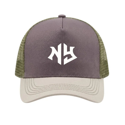 NEW YORK Printed Trucker Mesh Hat Adjustable Snapback Dad Hat Breathable Outdoor Sun Baseball Cap