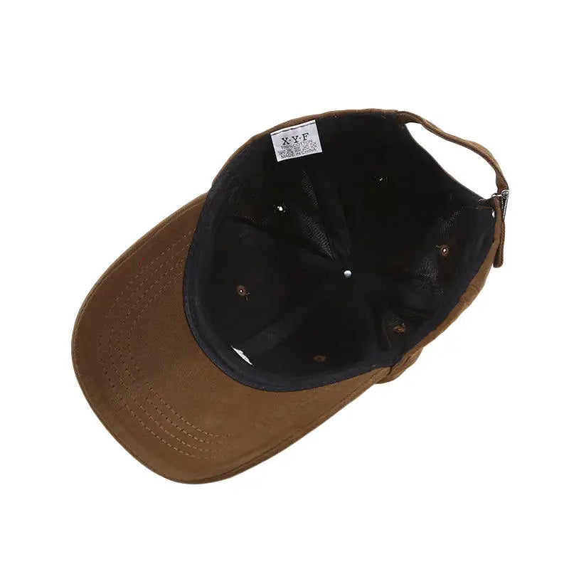 Unisex RH Letter Embroidery Baseball Cap Summer Casual Hat Outdoor Shade Adjustable Hip Hop Hats