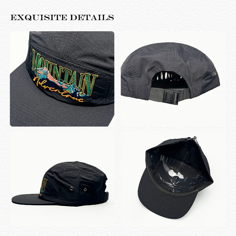 Men Women Mountain Letters Embroidery Baseball Hats