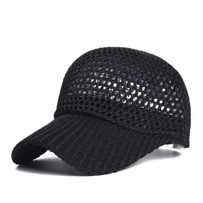 Men Fishing Hat Summer Full Mesh Baseball Cap