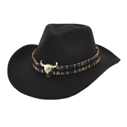 White Cowboy Hat New Jazz Top Cowboy Head Accessories Cowboy Hat
