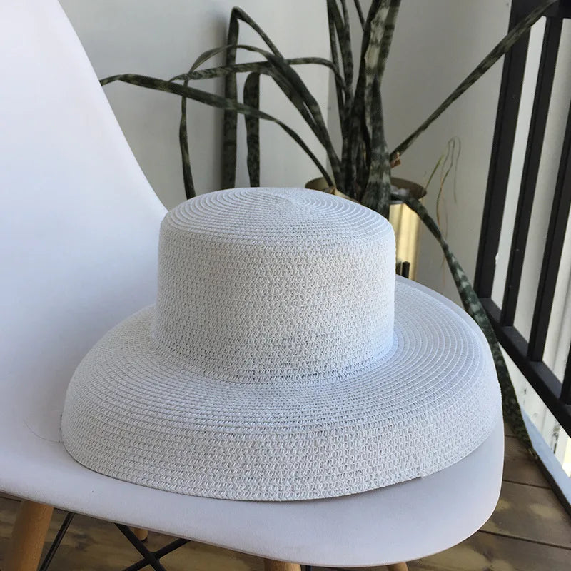 Summer Hat New Female Sun Hat Folding Beach Hat