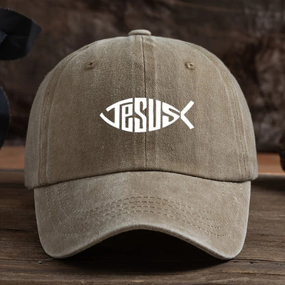 Fishbone Printed Baseball Cap, Fashionable and Versatile, Hip-Hop, Men's and Women's