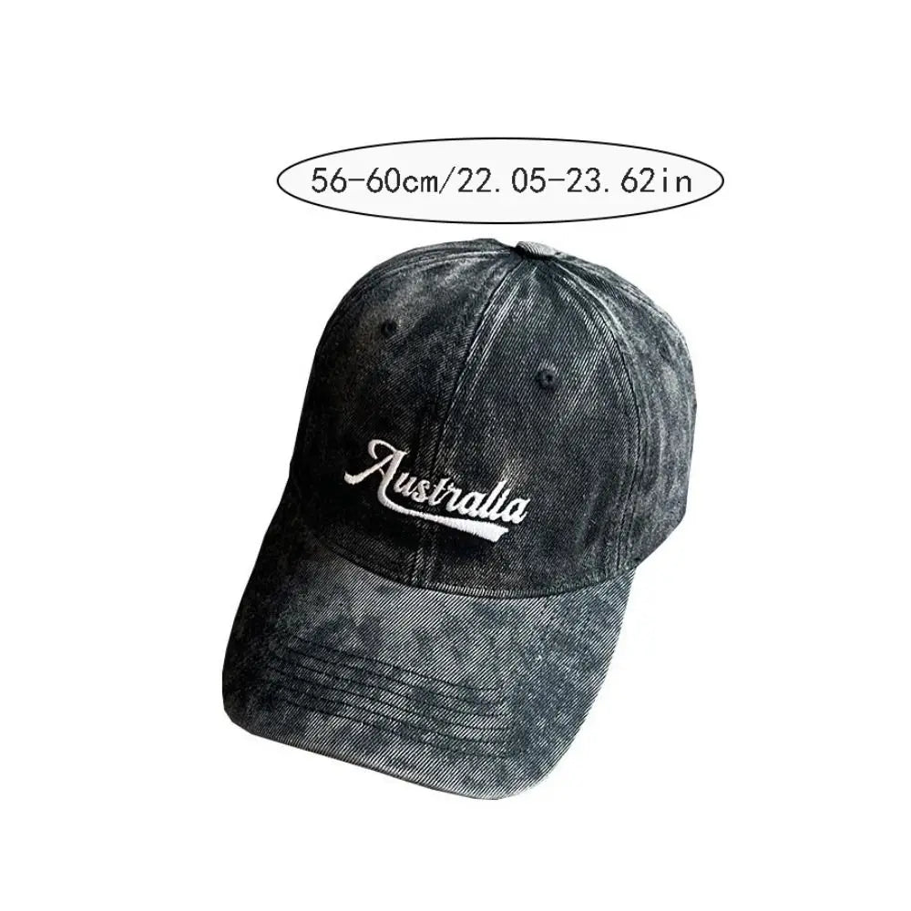 Korean Style Denim Baseball Cap Adjustable