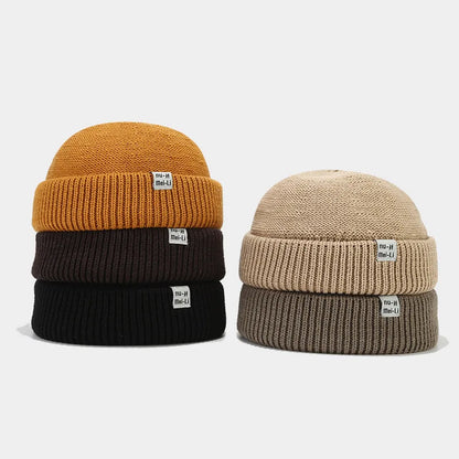 Hip Hop Beanie Knitted Hat Men Fashion Skullcap Autumn Women