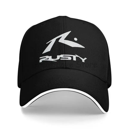 Rusty Surfboards Unisex Daily Casual Sandwich Hat Summer Sports Sun Protector Bucket Hats Snapback Cap