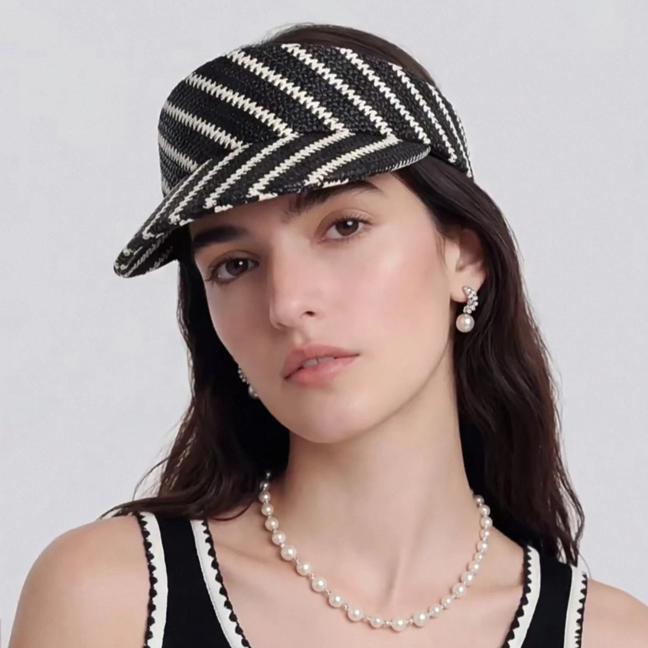 Women Woven Summer Cap